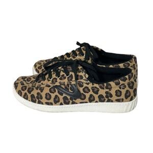 TRETORN Women's Nylite Plus Canvas Sneakers Animal Print 8.5